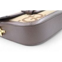 Gucci Horsebit 1955 Jumbo GG Beige