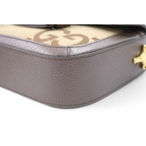 Gucci Horsebit 1955 Jumbo GG Beige
