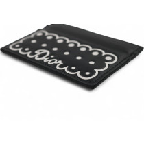 Dior Portacarte Embraidered Pelle di Vitello Nera