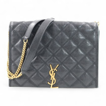 Saint Laurent Becky Pelle d'Agnello Nero