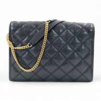 Saint Laurent Becky Pelle d'Agnello Nero