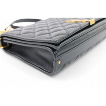 Saint Laurent Becky Pelle d'Agnello Nero