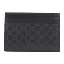 Gucci Portacarte Pelle Guccissima Nera