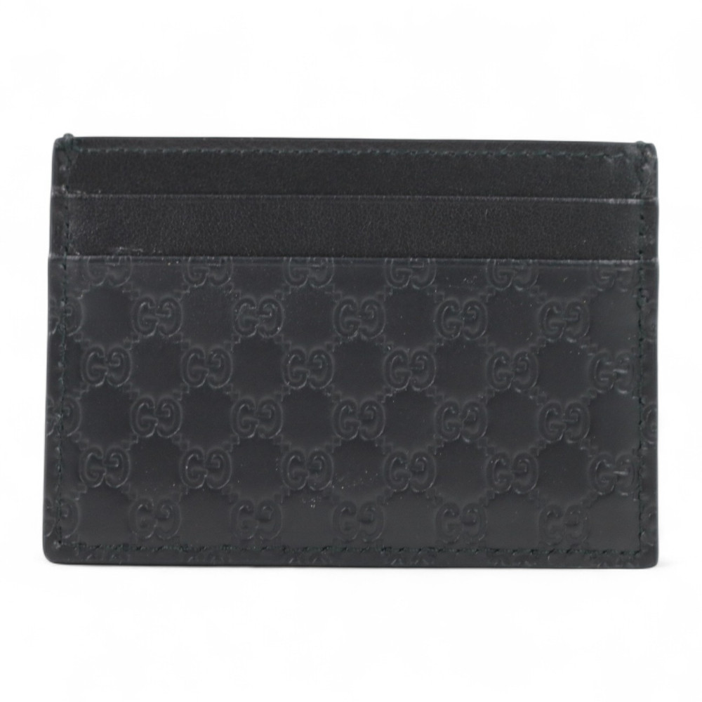 Gucci Portacarte Pelle Guccissima Nera