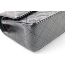 Chanel 11.12 Pelle Caviar Nera