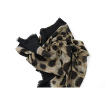 Saint Laurent Foulard Modal e Cashmere Animalier
