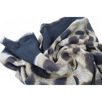 Saint Laurent Foulard Modal e Cashmere Animalier