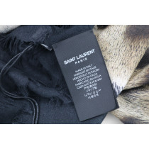 Saint Laurent Foulard Modal e Cashmere Animalier