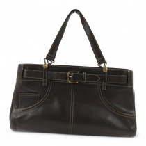 Dior Belted Jeans Pocket Bag Pelle Marrone