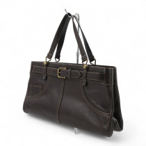 Dior Belted Jeans Pocket Bag Pelle Marrone