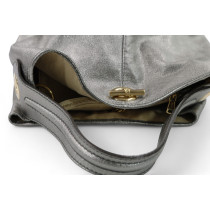 Saint Laurent Secchiello Pelle Argento