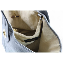 Saint Laurent Secchiello Pelle Argento