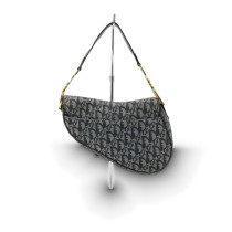 Dior Borsa Saddle Jacquard Dior Oblique Blu