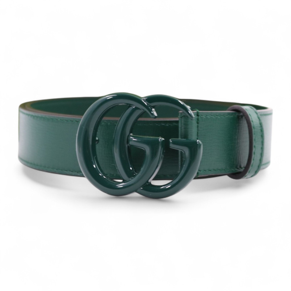 Gucci Cintura Marmont Pelle Verde