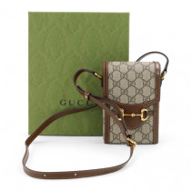 Gucci Horsebit Mini 1955 GG Beige