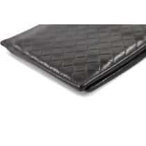 Bottega Veneta Portafoglio Bi-Fold Pelle Marrone