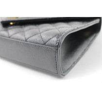 Saint Laurent Envelope Pelle Nera