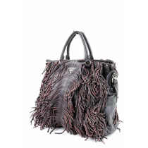 Prada Fringe Tote Bag Pelle Marrone