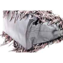 Prada Fringe Tote Bag Pelle Marrone