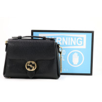 Gucci Interlocking Pelle Nera