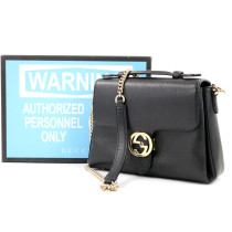 Gucci Interlocking Pelle Nera