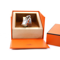 Hermes Orologio Kelly Acciaio e Cuoio