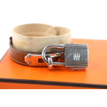 Hermes Orologio Kelly Acciaio e Cuoio