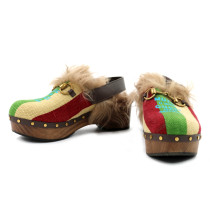 Gucci Zoccoli Merida Tessuto Multicolor