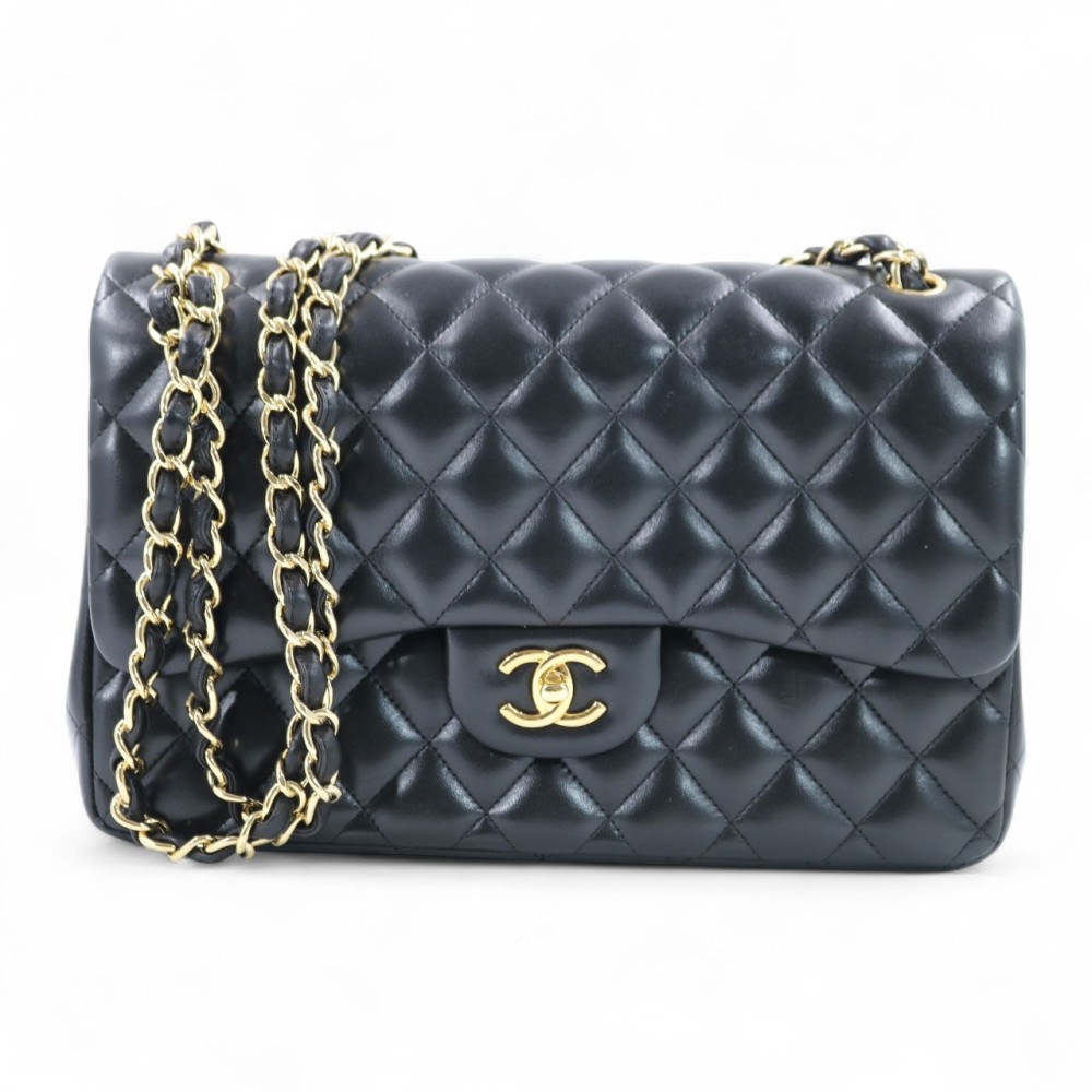 Chanel Jumbo Pelle d'Agnello Nera