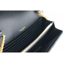 Saint Laurent Cassandre Pelle Nera