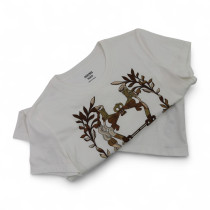 Hermes T-Shirt Cotone Bianco