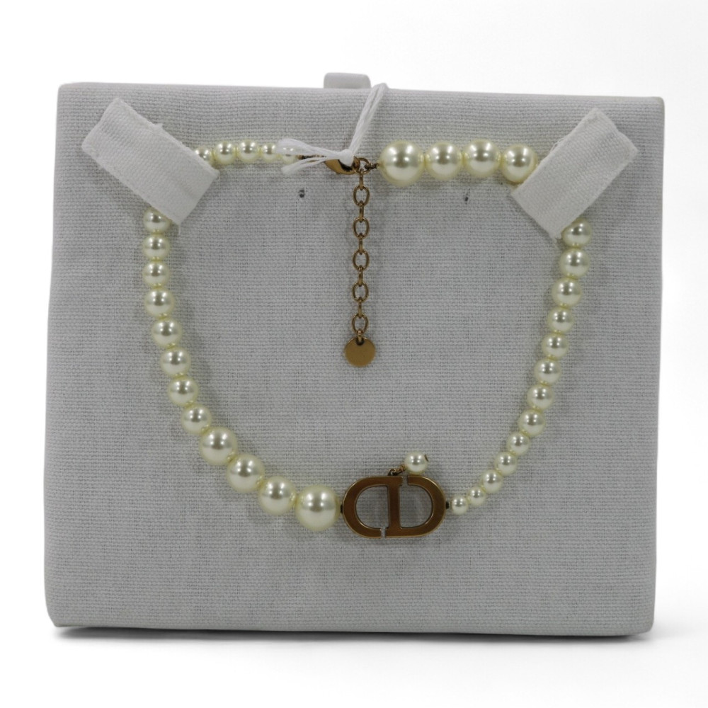 Dior Collana Montaigne 30 Perle Bianche