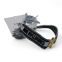 Dior Bracciale Tela Azzurra
