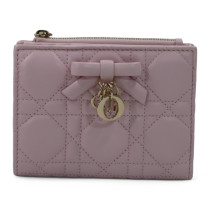 Dior Portafoglio Dahlia Lady Dior Pelle Rosa