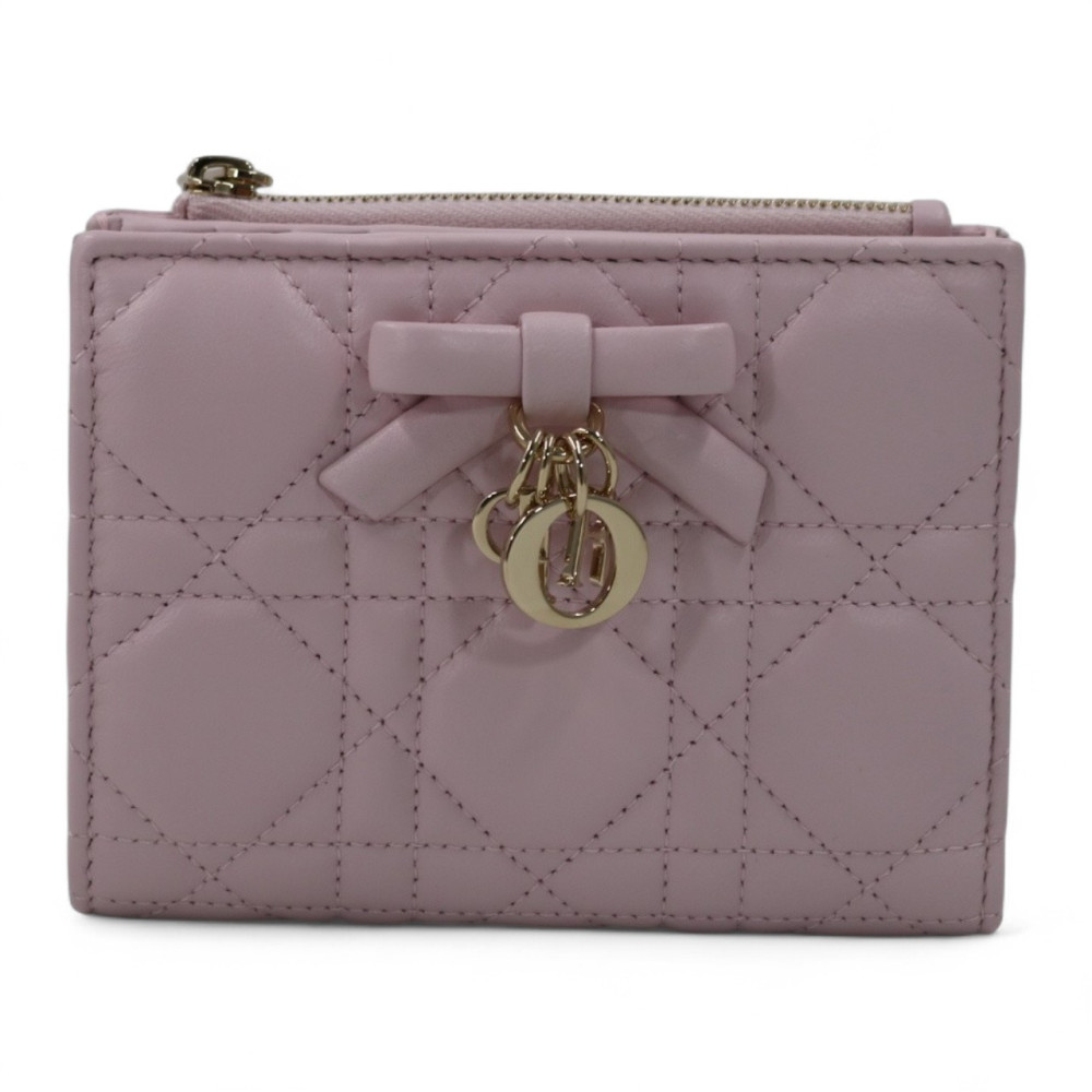 Dior Portafoglio Dahlia Lady Dior Pelle Rosa