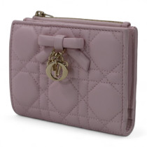 Dior Portafoglio Dahlia Lady Dior Pelle Rosa
