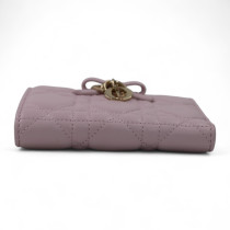 Dior Portafoglio Dahlia Lady Dior Pelle Rosa