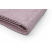 Dior Portafoglio Dahlia Lady Dior Pelle Rosa