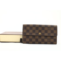 Louis Vuitton Portafoglio Emilie Damier Ebene
