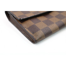 Louis Vuitton Portafoglio Emilie Damier Ebene