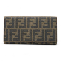 Fendi Portafoglio Zucca Marrone