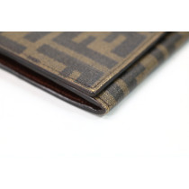 Fendi Portafoglio Zucca Marrone