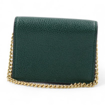 Gucci Portafoglio Mini Woc Zumi Pelle Verde