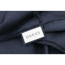 Gucci Sciarpa Lana e Seta Grigia