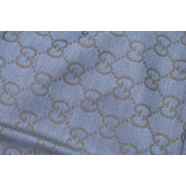 Gucci Sciarpa Lana e Seta Blue