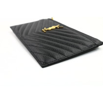 Saint Laurent Pochette Pelle Nera