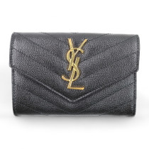 Saint Laurent Portafoglio Pelle Nera