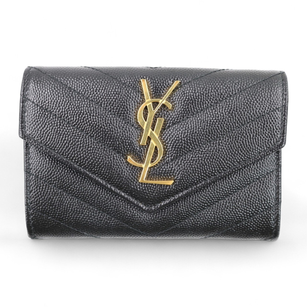 Saint Laurent Portafoglio Pelle Nera