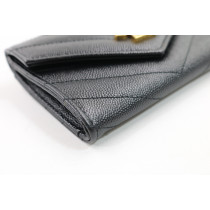 Saint Laurent Portafoglio Pelle Nera