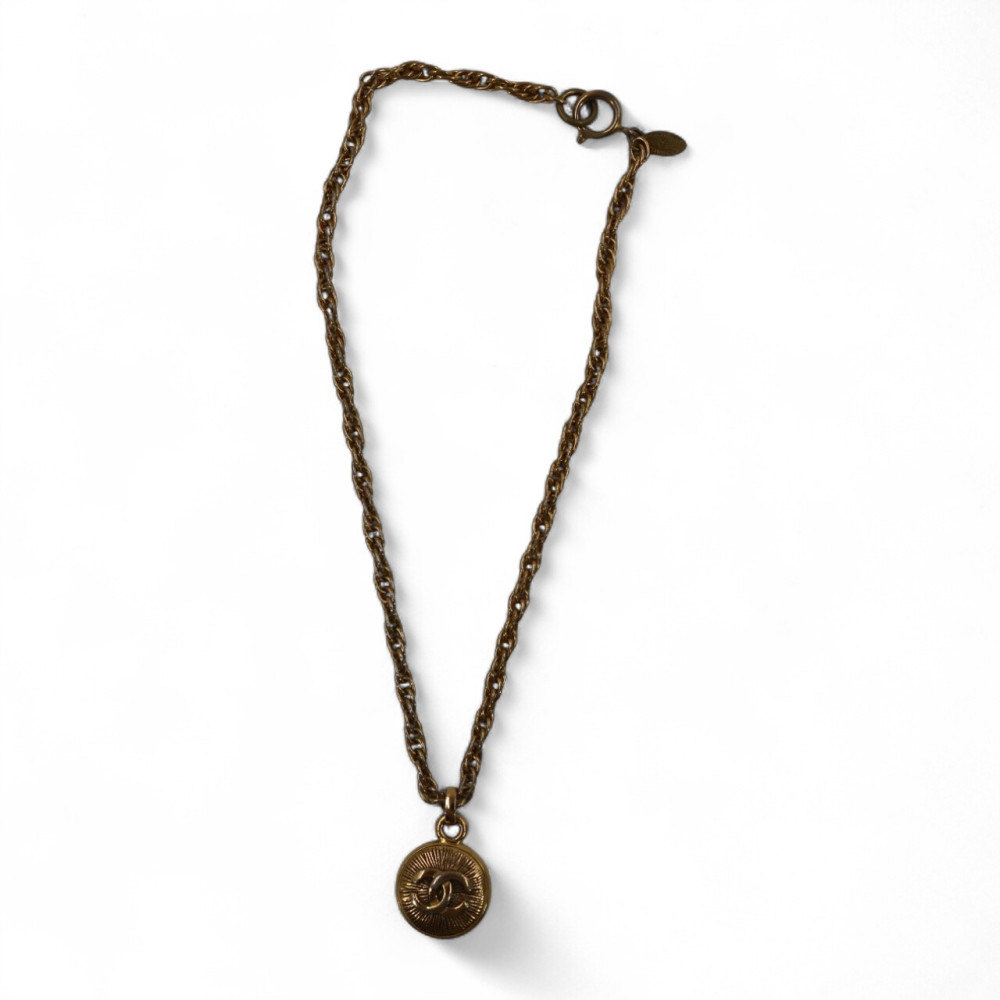 Chanel Collana Acciaio Oro